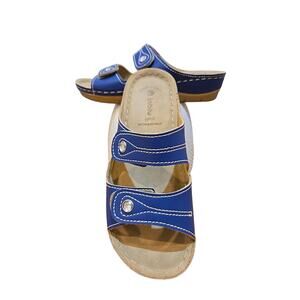 Inblu Soft Anatomico Ladies Sandals Sz 38 (US 8) Preppy Boho Beach Gorpcore Soft